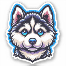 Husky Dog Sticker