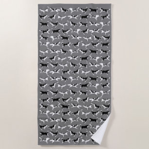 Husky Dog Towel Husky Malamute Beach Towel