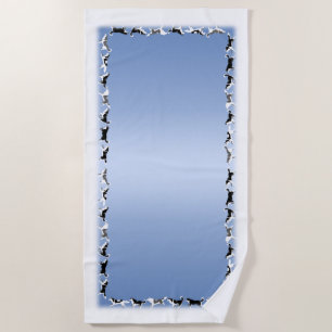 Husky Dog Towel Husky Malamute Beach Towel