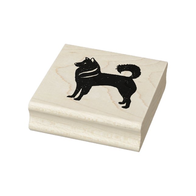 Husky Dog Wood Art Stamp (Stamp)