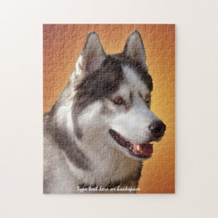 Husky Eyes Puzzle Personalised Sled Dog Puzzles