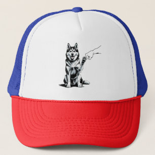  Husky Fist Bump Tee – Loyalty Meets Style Trucker Hat