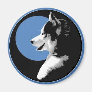 Husky Fridge Magnet Alaskan Sled Dog Magnet / Gift