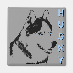 Husky Fridge Magnet Alaskan Sled Dog Magnet / Gift