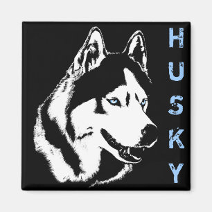 Husky Fridge Magnet Alaskan Sled Dog Magnet / Gift