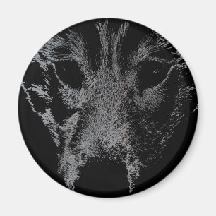 Husky Fridge MagnetSled Dog Wolf Magnet / Gift