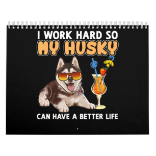 Husky gift   Funny Husky Lovers Gifts Calendar