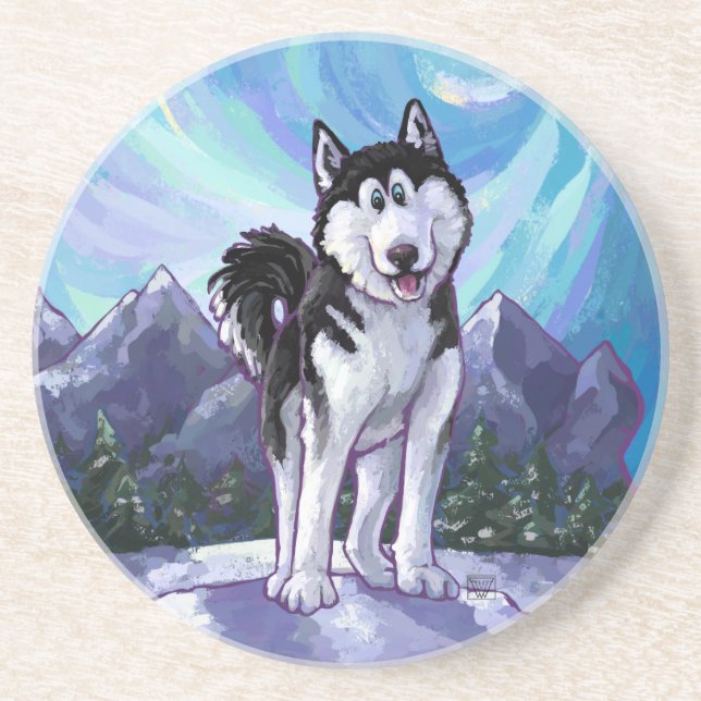 Husky Gifts & Accessories Coaster (Front)