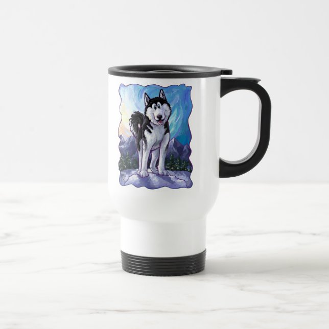Husky Gifts & Accessories Travel Mug (Right)