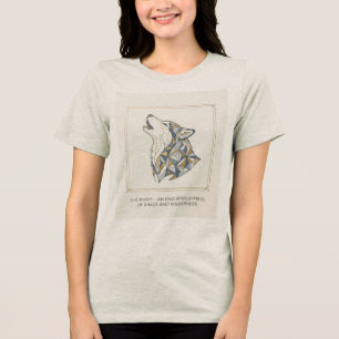 Husky Grace & Wilderness – Women Heather Grey Tri-Blend Shirt