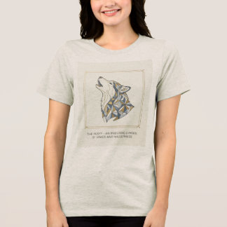 Husky Grace & Wilderness – Women Heather Grey Tri-Blend Shirt