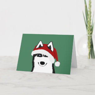 Husky Greeting Card