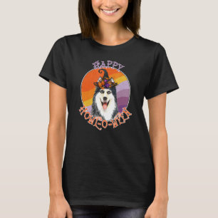 Husky Happy Howl O Ween   Halloween Huskie Dog T-Shirt