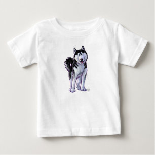 Husky Heads and Tails Baby T-Shirt