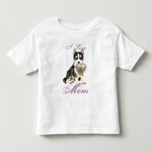 Husky Heart Mum Toddler T-Shirt
