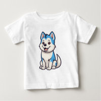 Husky Howlers Husky Dog Power Logo Art