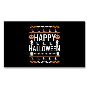 Husky   Husky Black Halloween Lazy Ugly Costume Magnetic Business Card