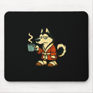 Husky I Think I'm Emotionally Constipated I Haven' Mouse Mat