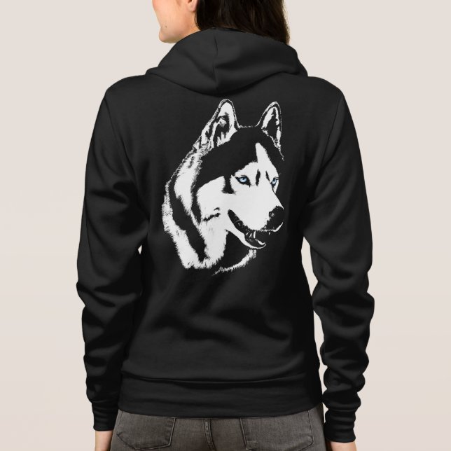 Husky Jacket Women's Husky Malamute Jackets (Back)