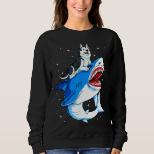 Husky Jawsome Dog Galaxy Sweatshirt