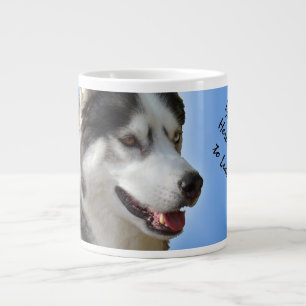 Husky Jumbo Mug Siberian Husky Cup Personalised