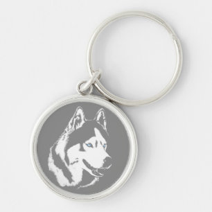 Husky Keychain Siberian Husky Malamute Dog Gifts