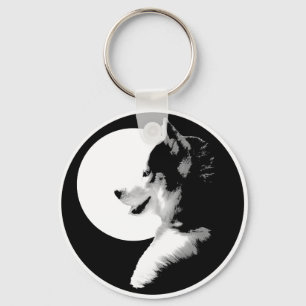 Husky Keychain Siberian Husky Malamute Dog Gifts