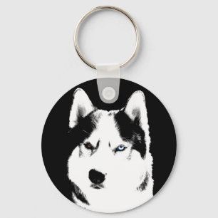 Husky Keychain Siberian Husky Malamute Gifts
