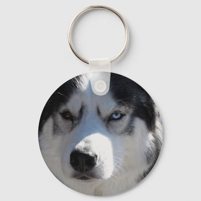 Husky Keychain Siberian Husky / Malamute Gifts (Front)