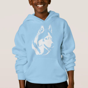 Husky Kid's Hoodie Kid's Husky Puppy Sweatshirt