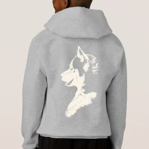 Husky Kid's Hoodie Kid's Wolf Dog Puppy Sweatshirt