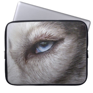 Husky Laptop Case Siberian Husky Blue Eyes Gifts