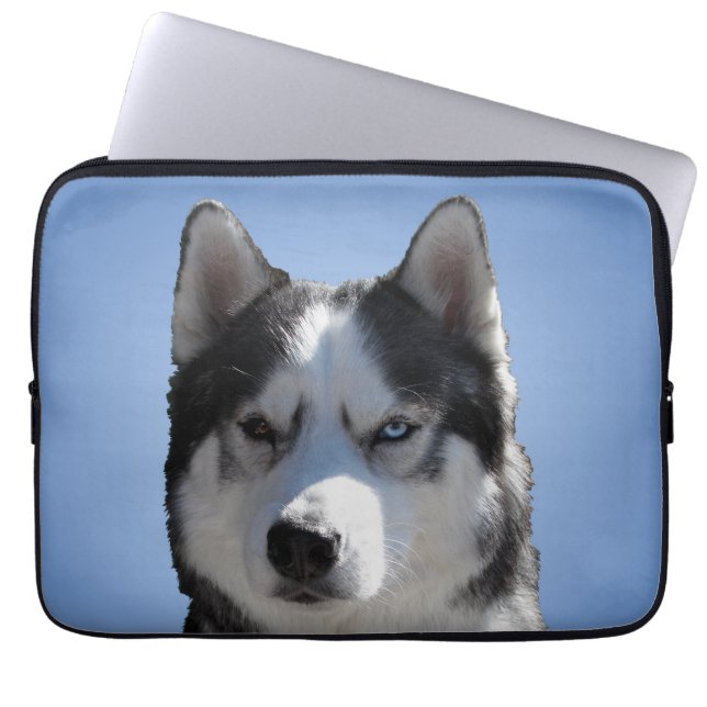Husky Laptop Case Siberian Husky Eyes Gifts (Front)