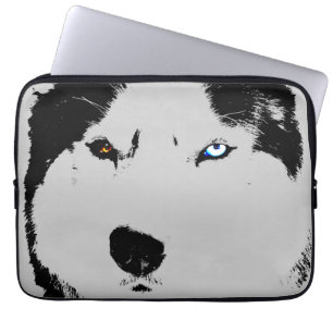 Husky Laptop Case Siberian Husky Eyes Gifts
