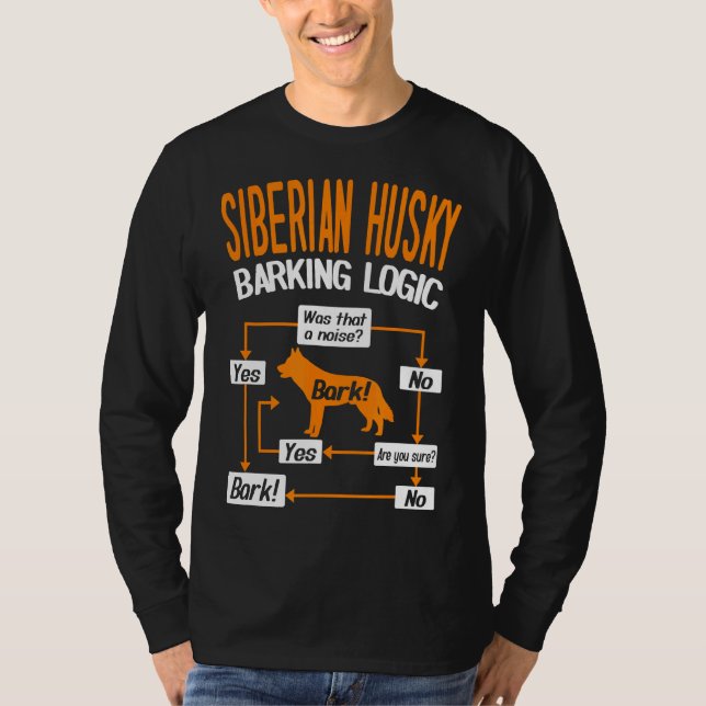 Husky Logic Dog T-Shirt (Front)