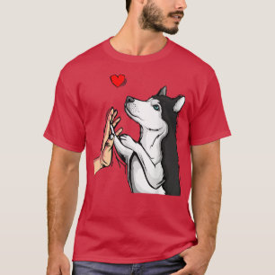 Husky Love Cute Dog Mum Girls Women  T-Shirt