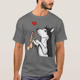 Husky Love Cute Dog Mum Girls Women  T-Shirt