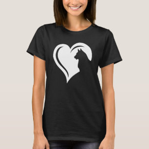 Husky Lover Heart  For Girls & Women Who Love Husk T-Shirt