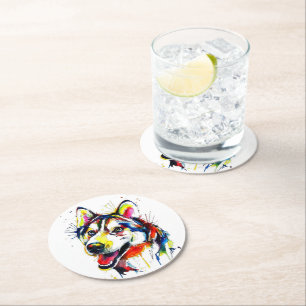 Husky Lovers Stone Coaster  Lover Stone Coaster