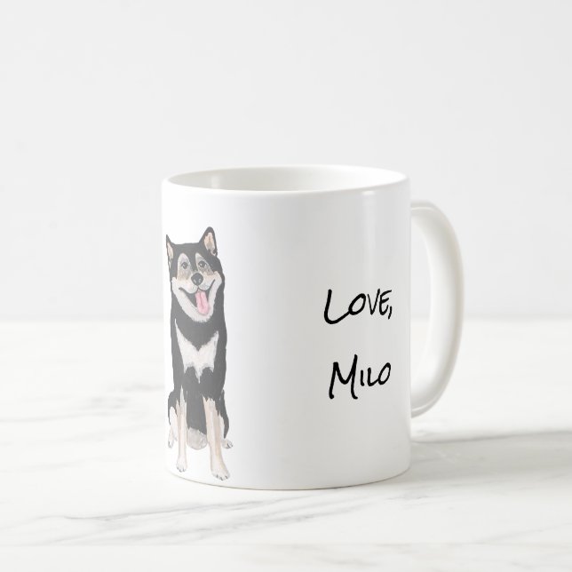 Husky/Malamute Dog Coffee Mug (Front Right)