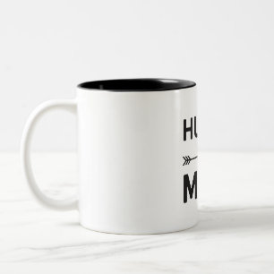 Husky Mama Siberian Dog Lovers Mother Day Gifts Two-Tone Coffee Mug