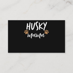 Husky Mama Siberian Husky Mother Dog Lover Gift Enclosure Card
