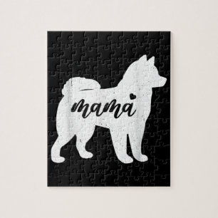 Husky Mothers Day Dog Paw Lover Gift Jigsaw Puzzle