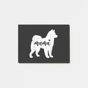 Husky Mothers Day Dog Paw Lover Gift Post-it Notes