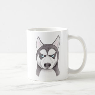 Husky mug Funny Husky Face Happy Husky Dog mug