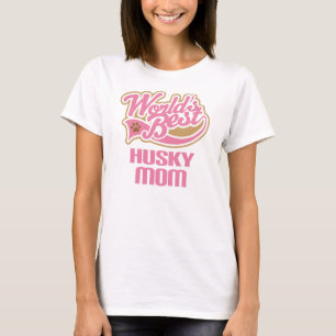 Husky Mum Dog Breed Gift T-Shirt
