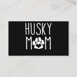 Husky mum Dog lover gift Lovely Dog Decor Business Card