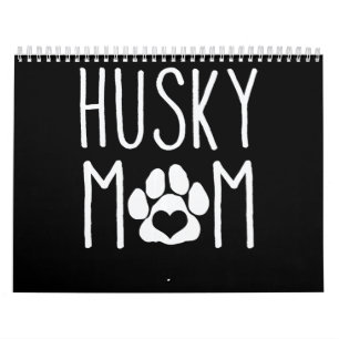 Husky mum Dog lover gift Lovely Dog Decor Calendar