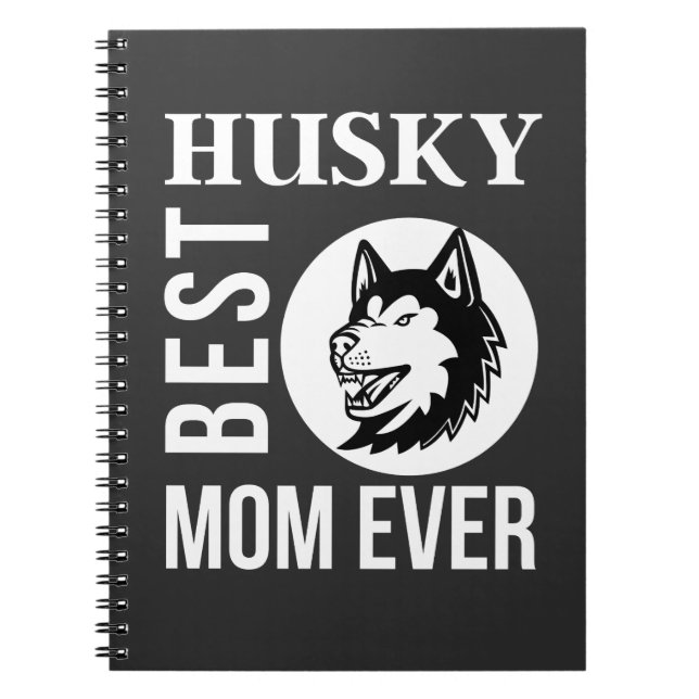 Husky Mum, Dog Mum, Husky Gift         Notebook (Front)