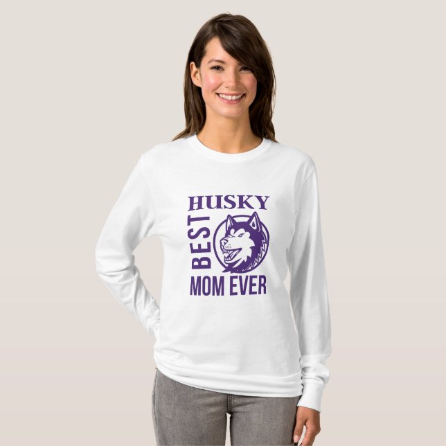Husky Mum, Dog Mum, Husky Gift T-Shirt (Front Full)